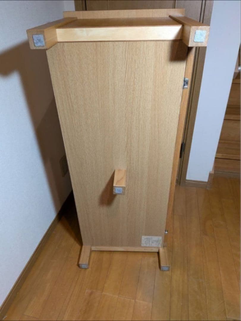 《送料込》無印良品 木製テレビボード 棚 タモ材 収納 木製家具 TV台廃盤家具