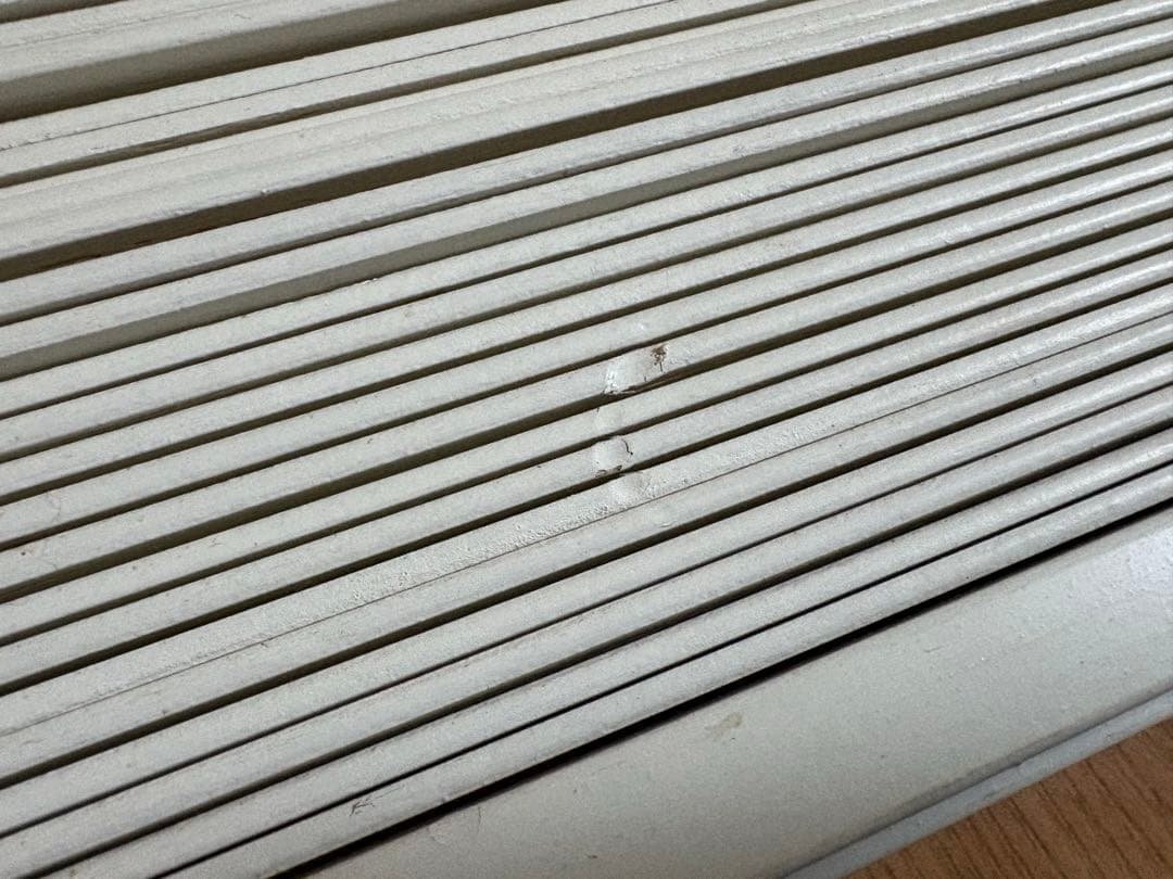 ニチベイ ウッドブラインド 木目調ホワイトW2065mm H1820mm