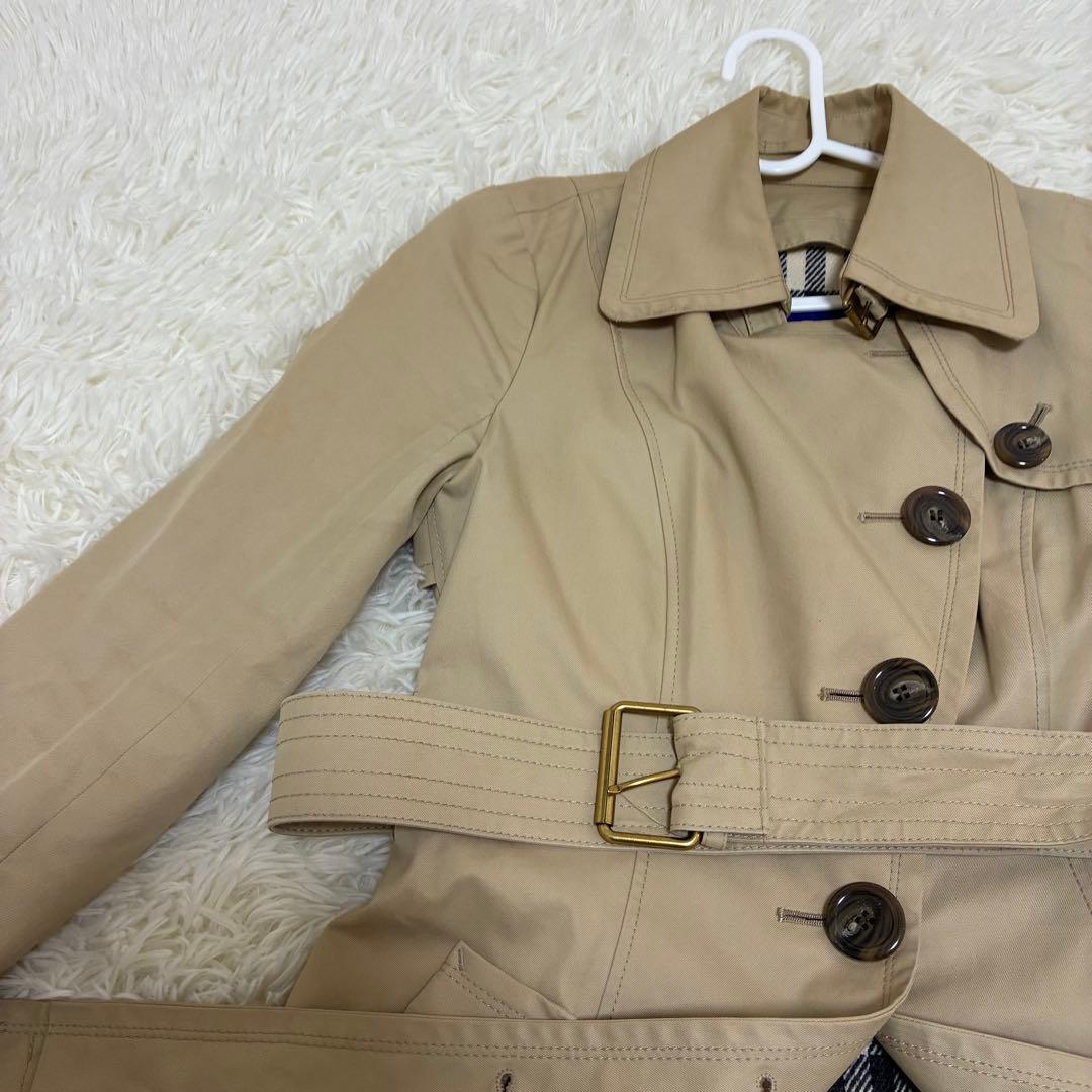 BURBERRY BLUE LABEL　トレンチコート　ライナー付　ベルト　38