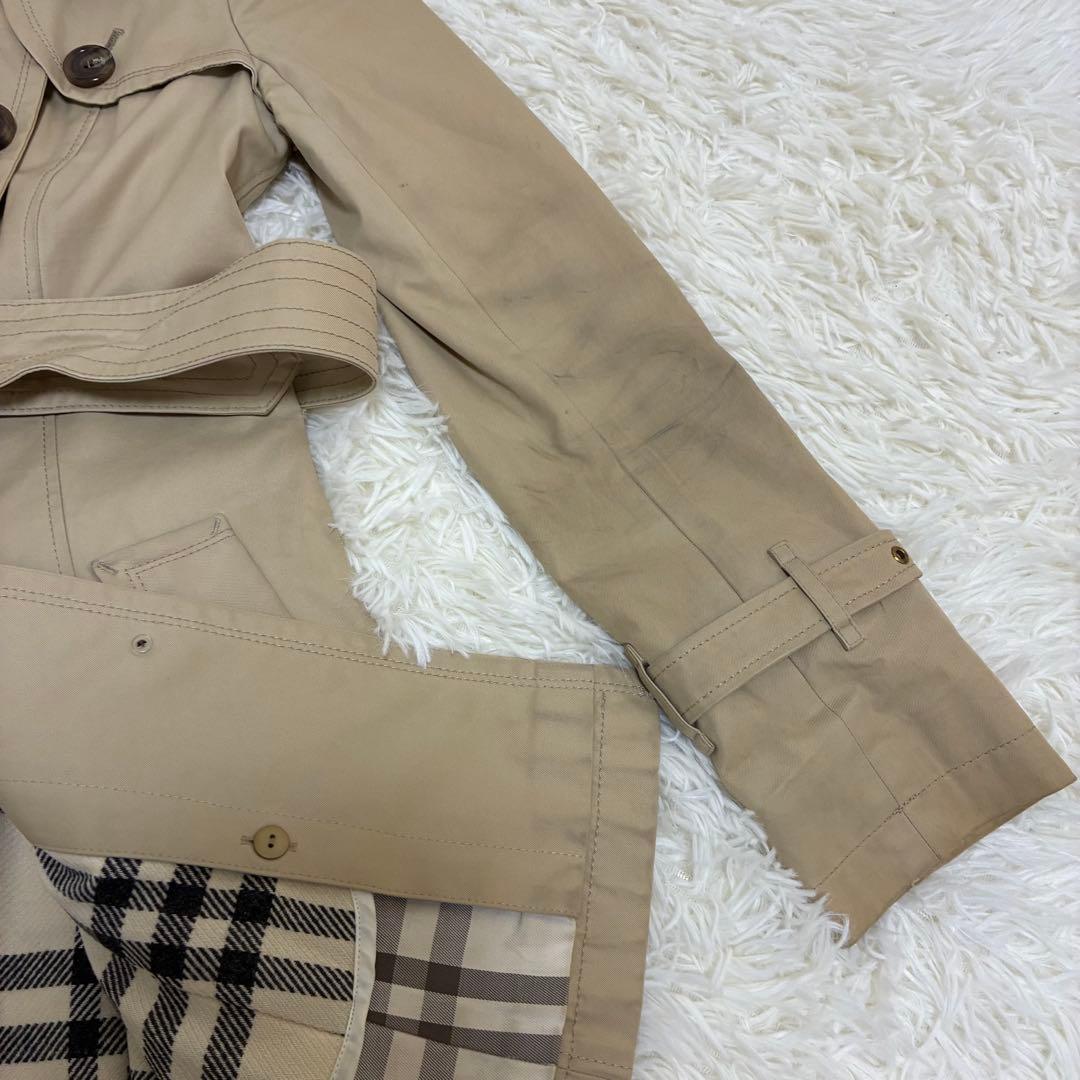 BURBERRY BLUE LABEL　トレンチコート　ライナー付　ベルト　38