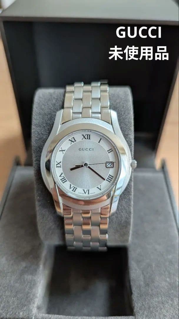 GUCCI アナログ時計 5500M 未使用品