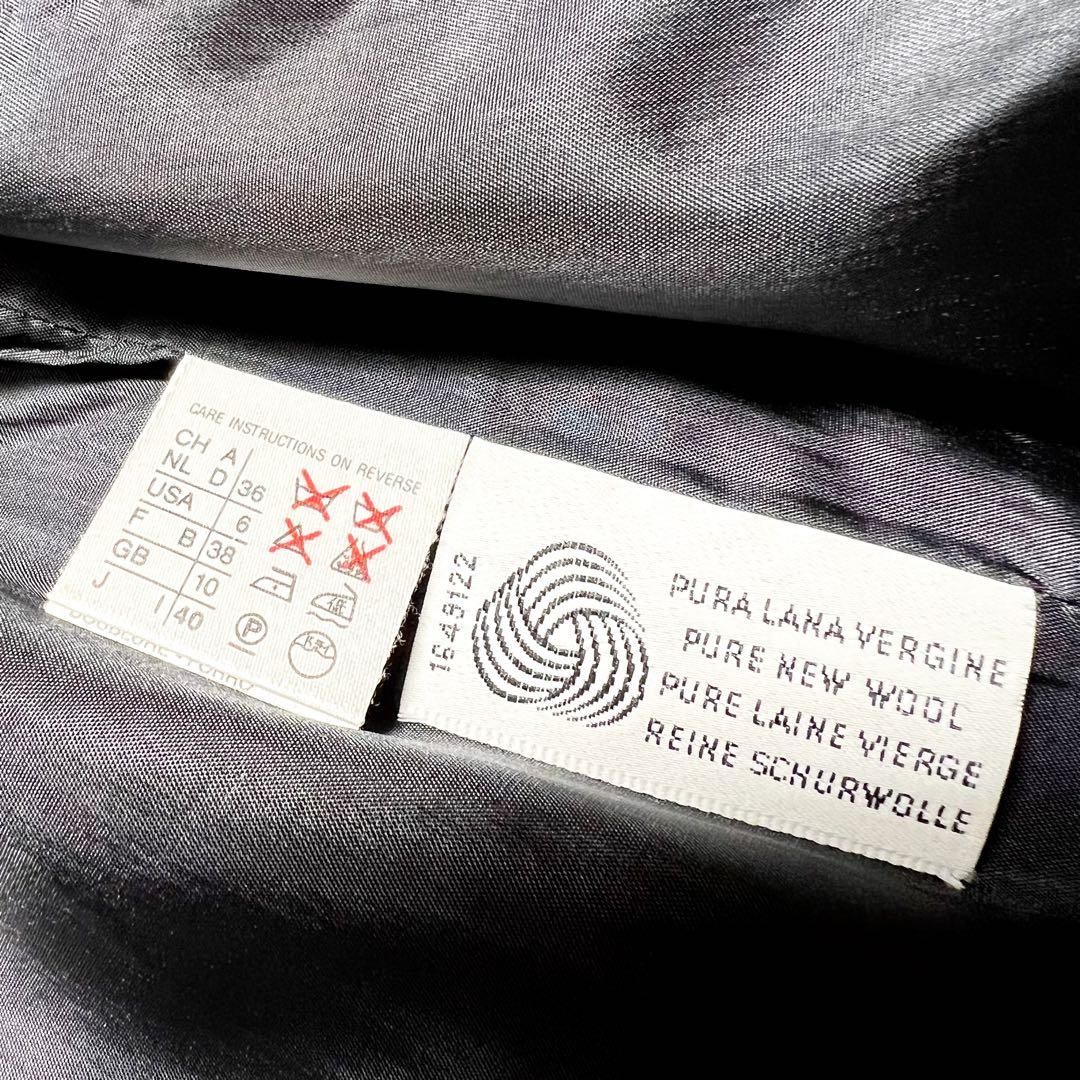 MaxMara マレーラ 金ボタン ライトチェスターコート XL相当 美品