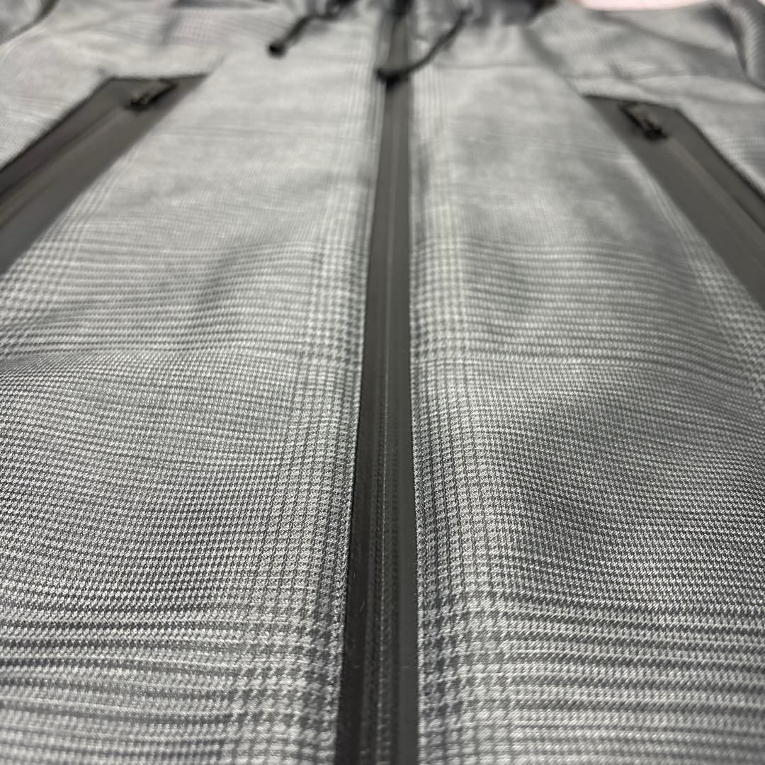 BLACK LABEL ブラックレーベル　ブルゾン フード付　グレーチェック