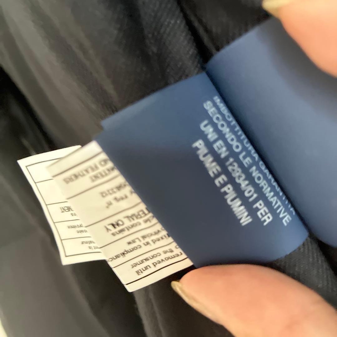 未使用に近い　HERNO ヘルノ　ロング丈ダウンコート　ブラック黒　44