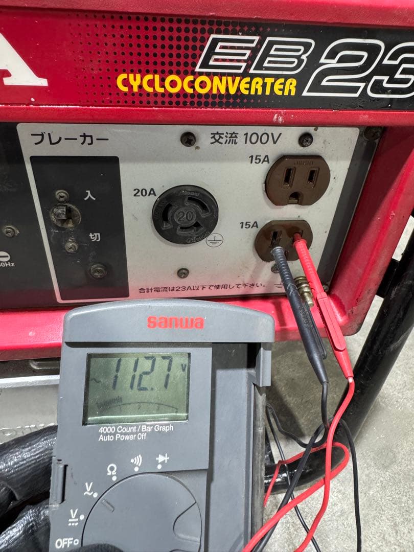 HONDA ホンダ 発電機 EB23 サイクロコンバーター発電機 エンジン発電機