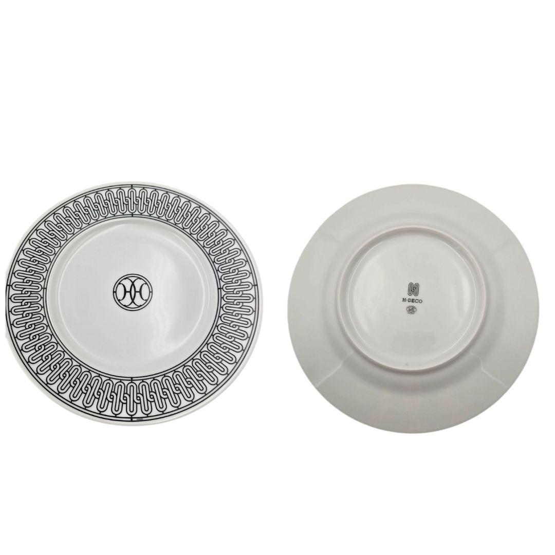 HERMES エルメス Hデコ アッシュデコ デザートプレートペア（22.5）