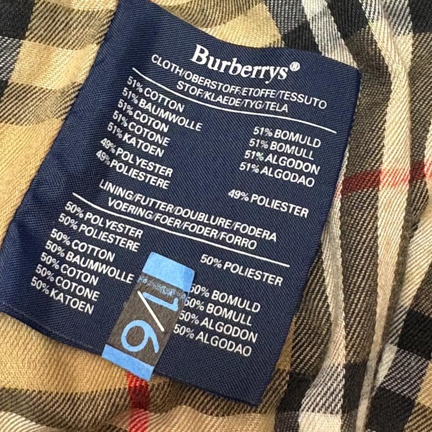 良品 バーバリー ベルト付 トレンチコート ベージュ ロング L~LL相当