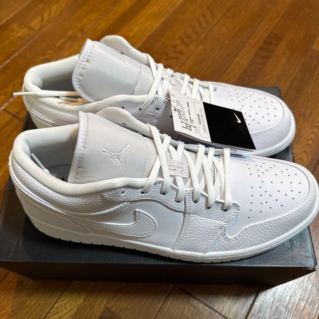 靴 Nike Air Jordan 1 Low \"Triple White\"2020