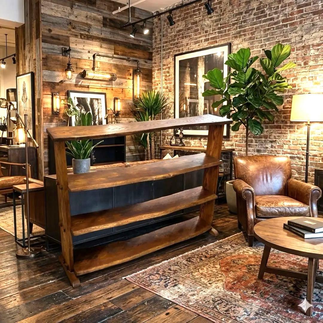 3段ラック◆無垢材◇一点物◇ウッドシェルフ