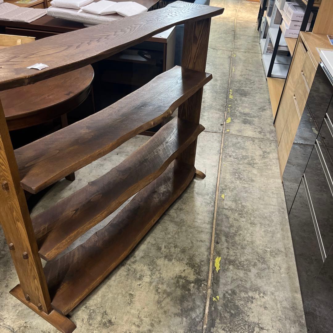 3段ラック◆無垢材◇一点物◇ウッドシェルフ
