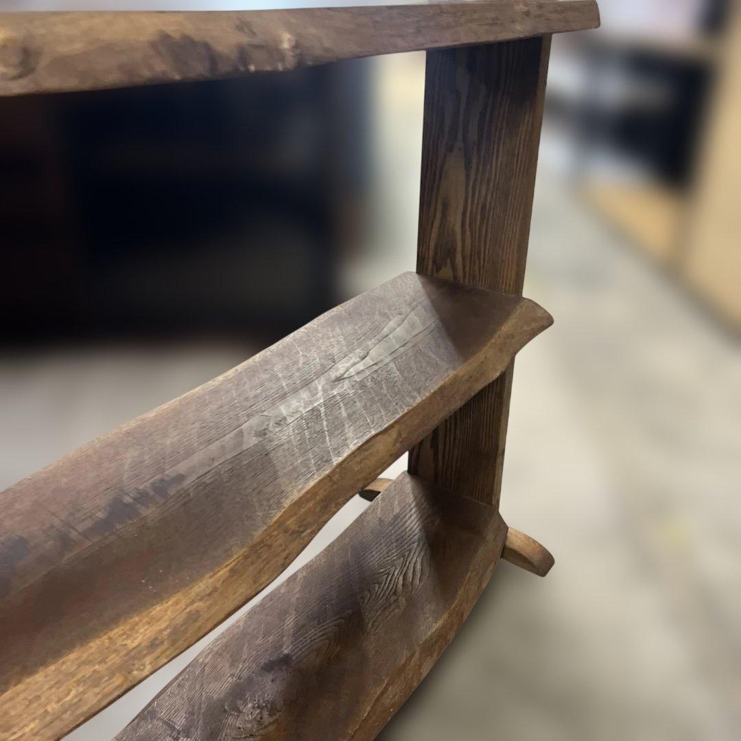 3段ラック◆無垢材◇一点物◇ウッドシェルフ