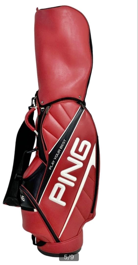 2019年モデル！　ピンPING CB-U191　キャディバッグ　9型　レッド