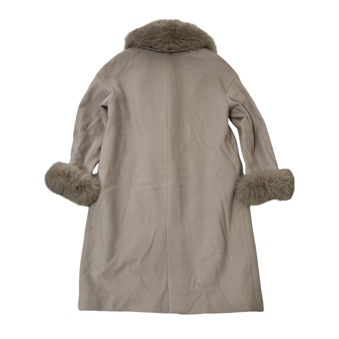グレースコンチネンタル　カシミヤ　ダッフルコート　フォックスファー　36