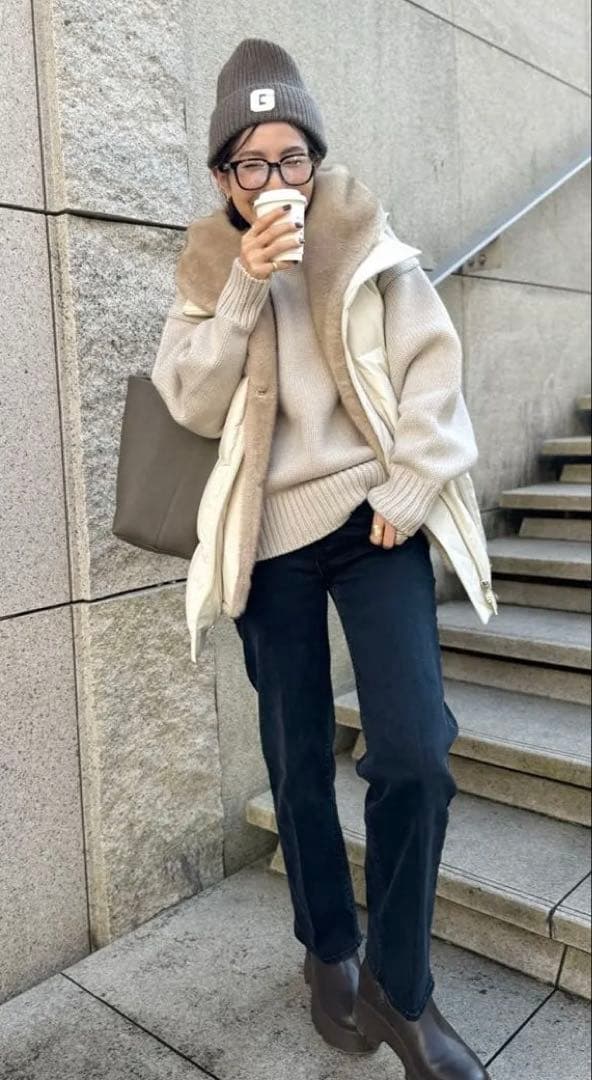 アパルトモン LOU ANDREA/ルーアンドレアFAKE MINK VEST