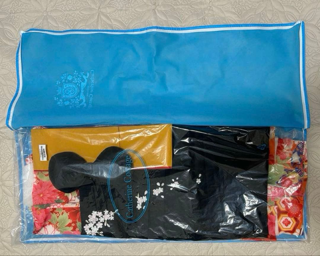 キャサリンコテージ 袴セット　160L 髪飾り付き　　ぽっちゃり　簡単袴