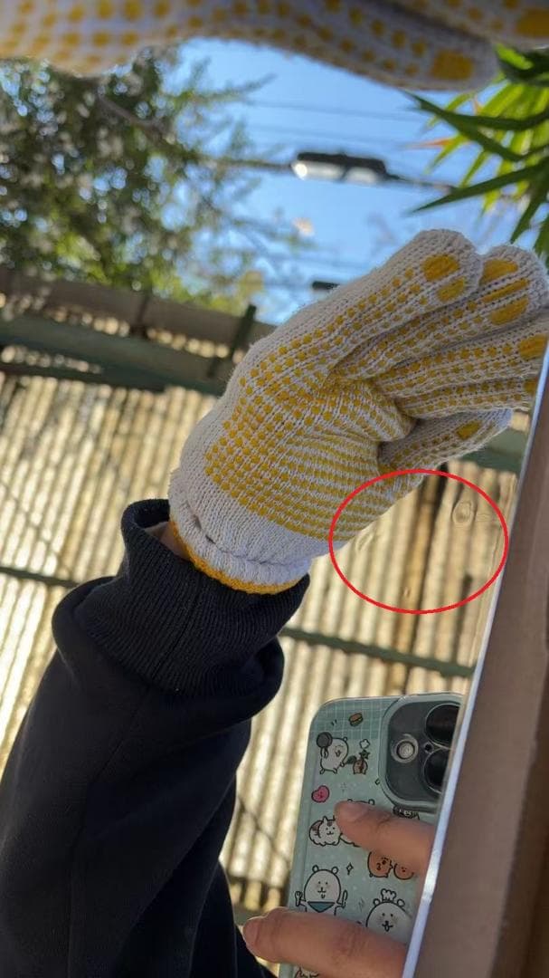 【中古】ダンスミラー 割れない鏡 幅100x160cm 姿見 白色 5番