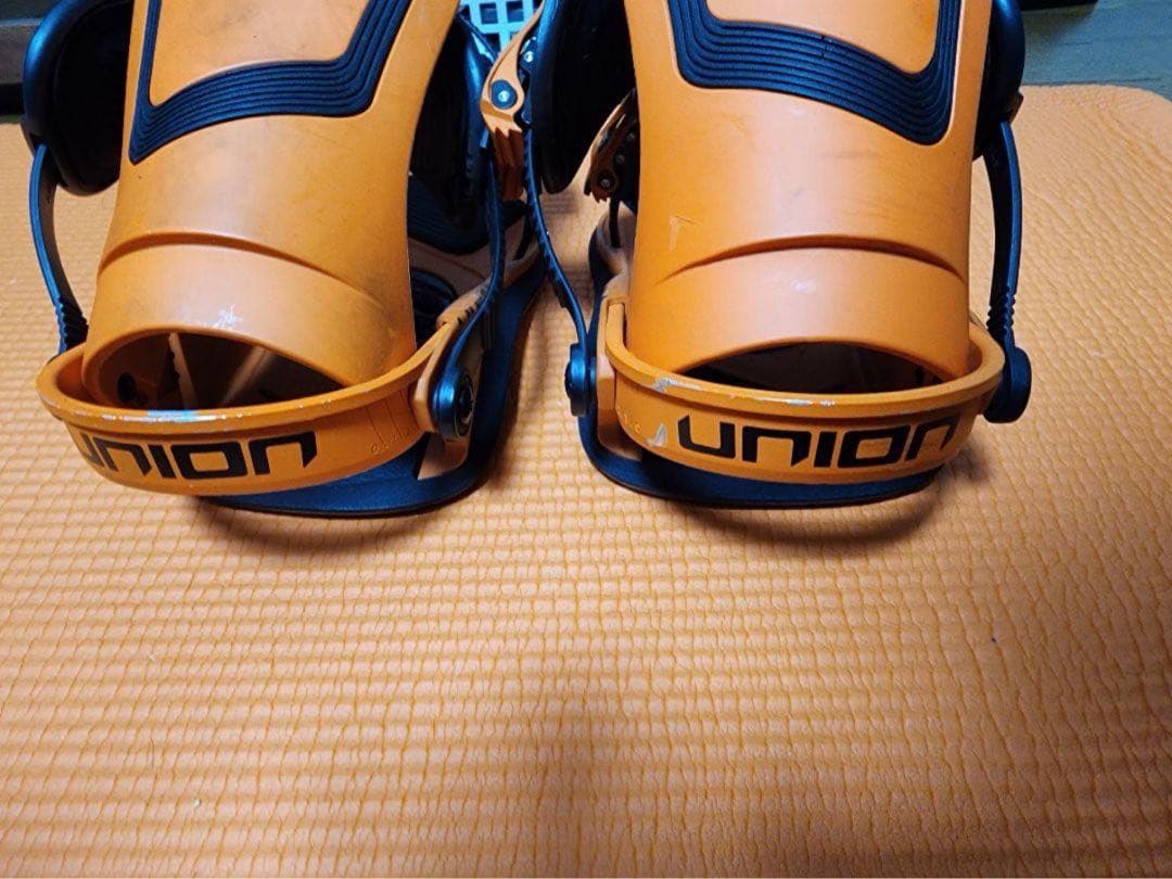 Union ULTRA スノーボード ビンディング Mサイズ オレンジ