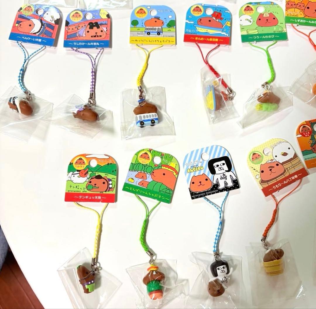 カピバラさん　ご当地ねつけストラップ　51個セット　新品未使用