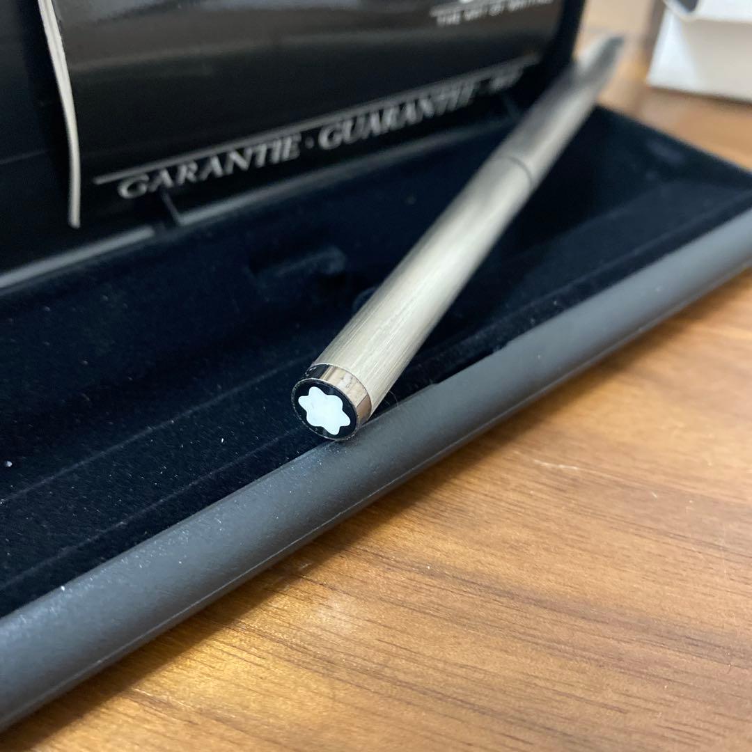 MONTBLANC モンブラン ボールペン2色 ツイスト式 シルバー 5本セット