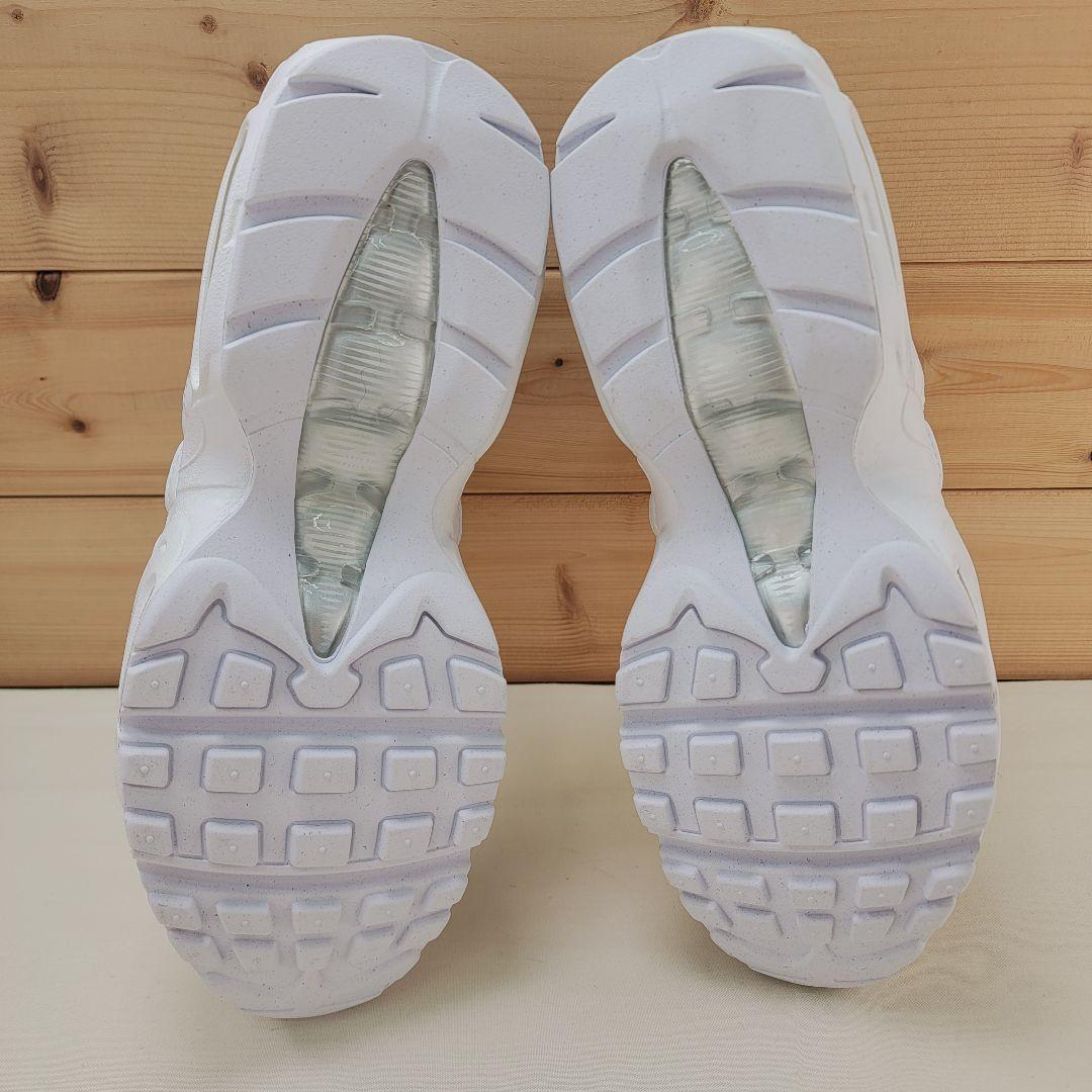 ナイキ WMNS エアマックス 95 ネクストネイチャー \"白\" 24.5㎝