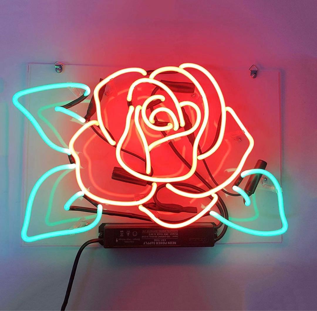ネオンサイン rose NEON SIGN ディスプレイ サイン　オーダーメイド