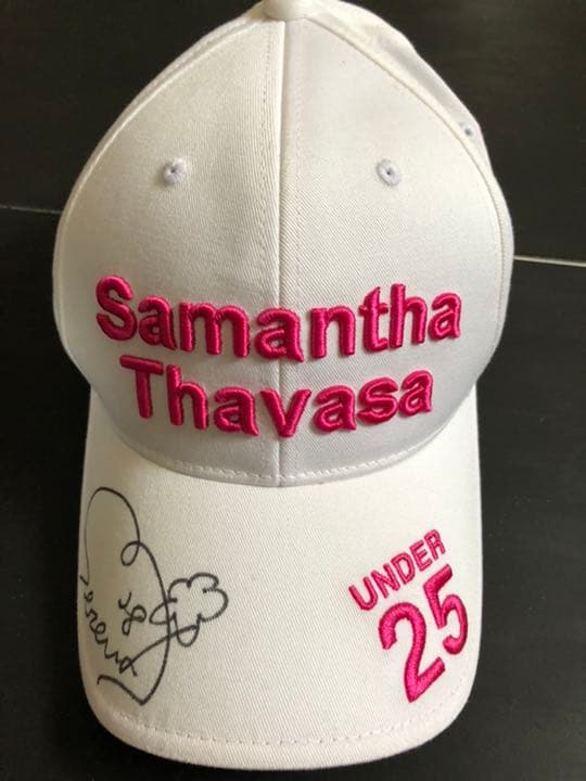 サマンサタバサゴルフサイン入りキャップ