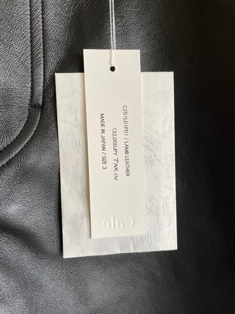 2025AW Cale(カル) LAMBS LEATHER PANTS 3