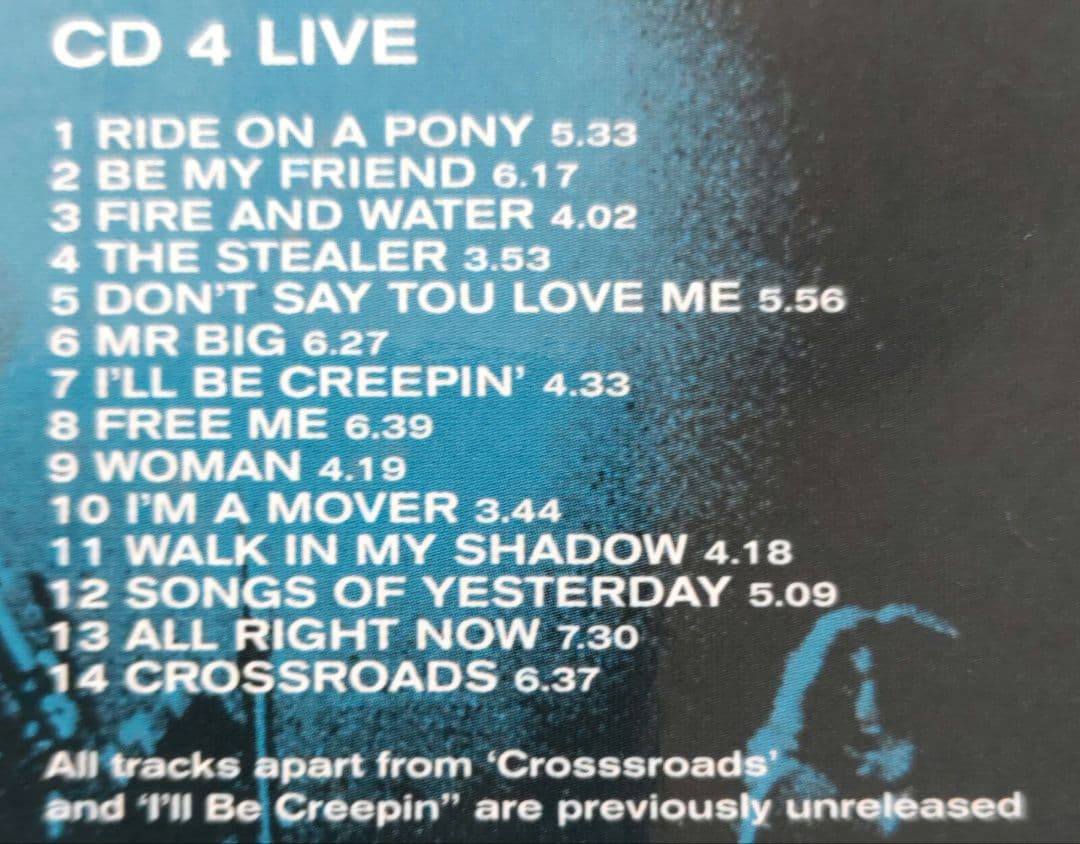 ☕【希少EU盤】FREE Songs of Yesterday 5CDSET