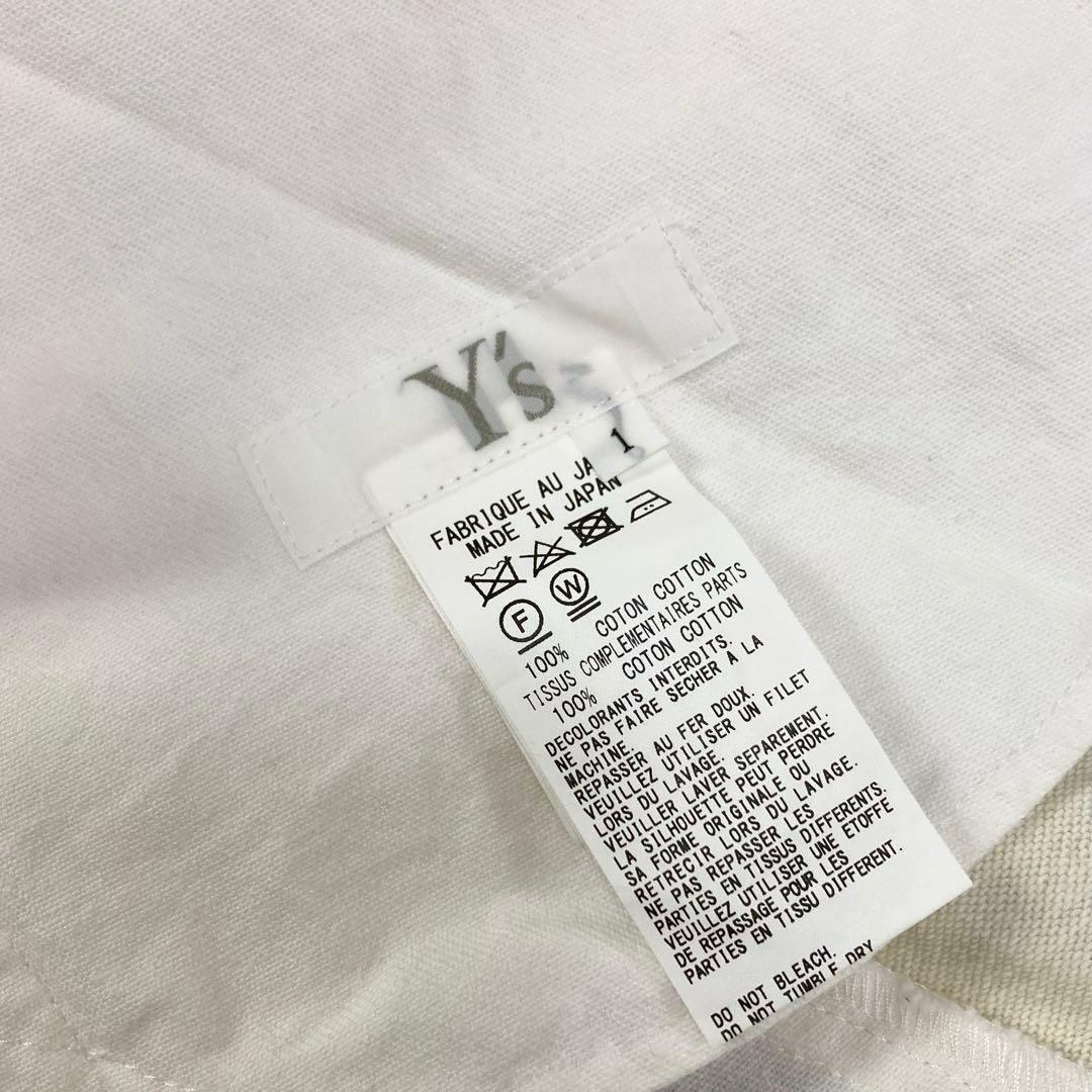 ワンピース Y's 10OZDENIM FLEECE SHOULDER LACE DRESS