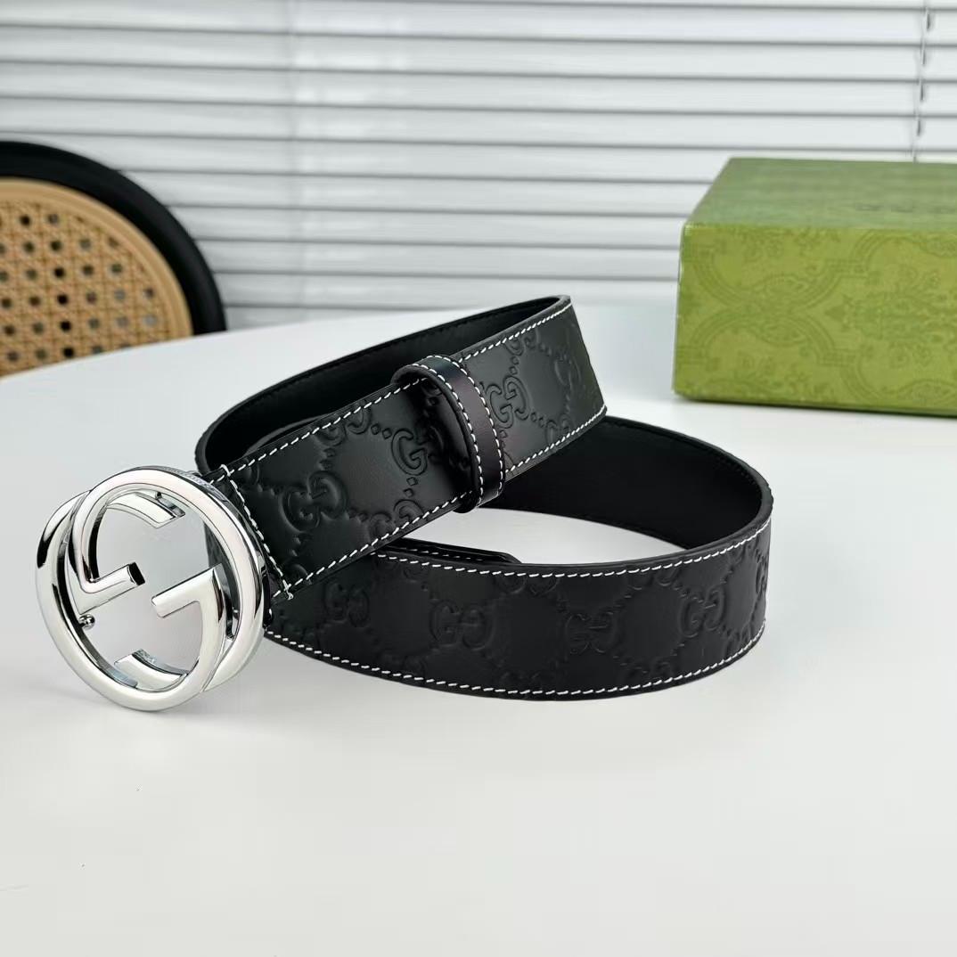 GUCCI レザーベルト 95cm