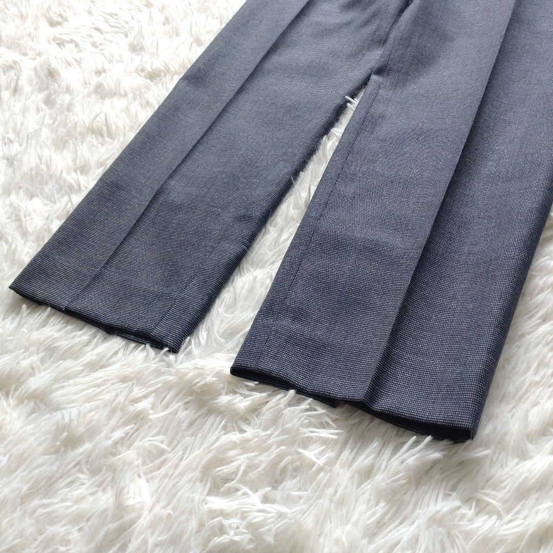 トゥモローランドコレクション ノーカラージャケット パンツ スーツ イタリア生地