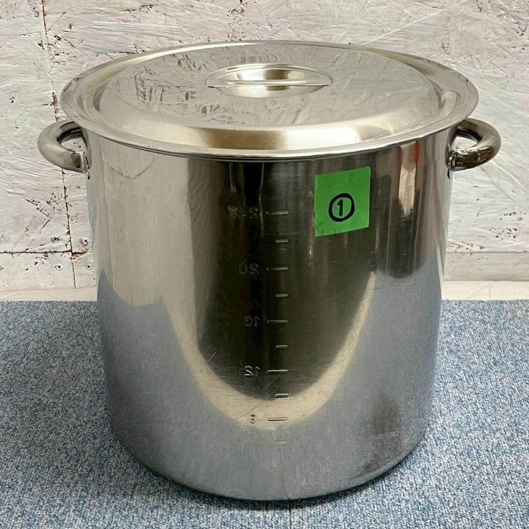 【厨房機器】 ステンレス製 33cm 寸胴鍋 厨房 厨房機器 ① A1509