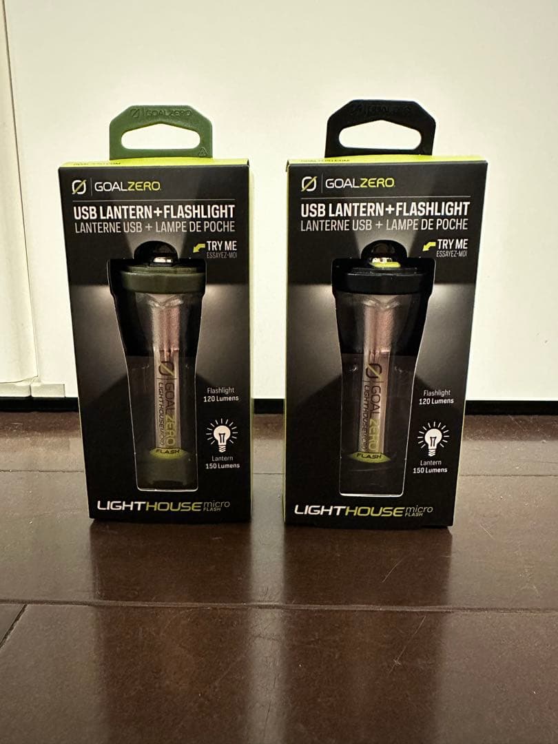 新品未使用　GOALZERO LIGHTHOUSE フラッシュ　限定　2個セット