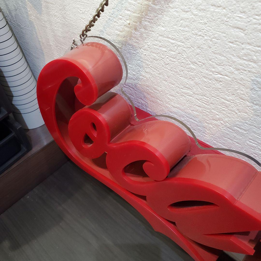 COCA-COLA コカコーラLEDサイン「レタリング LEDサイン」大72cm