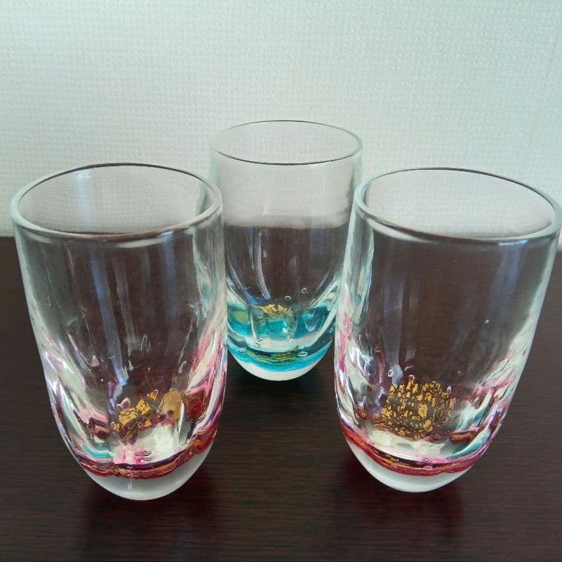 黒木国昭　綾工房　グラス3点セット