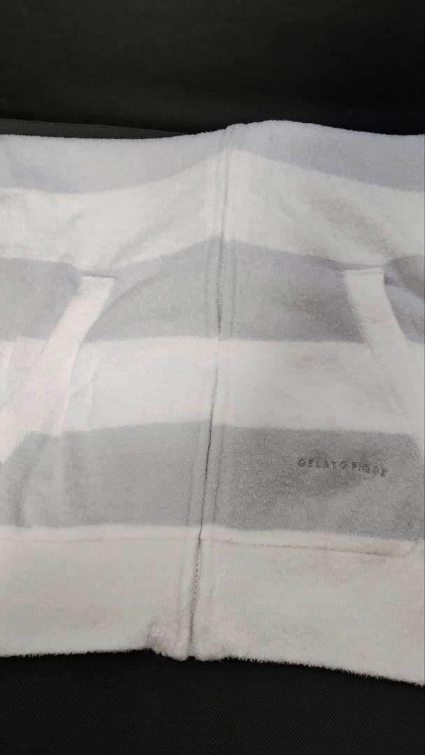 新品　ジェラートピケ　gelato pique　ルームウェア　上下　ストライプ
