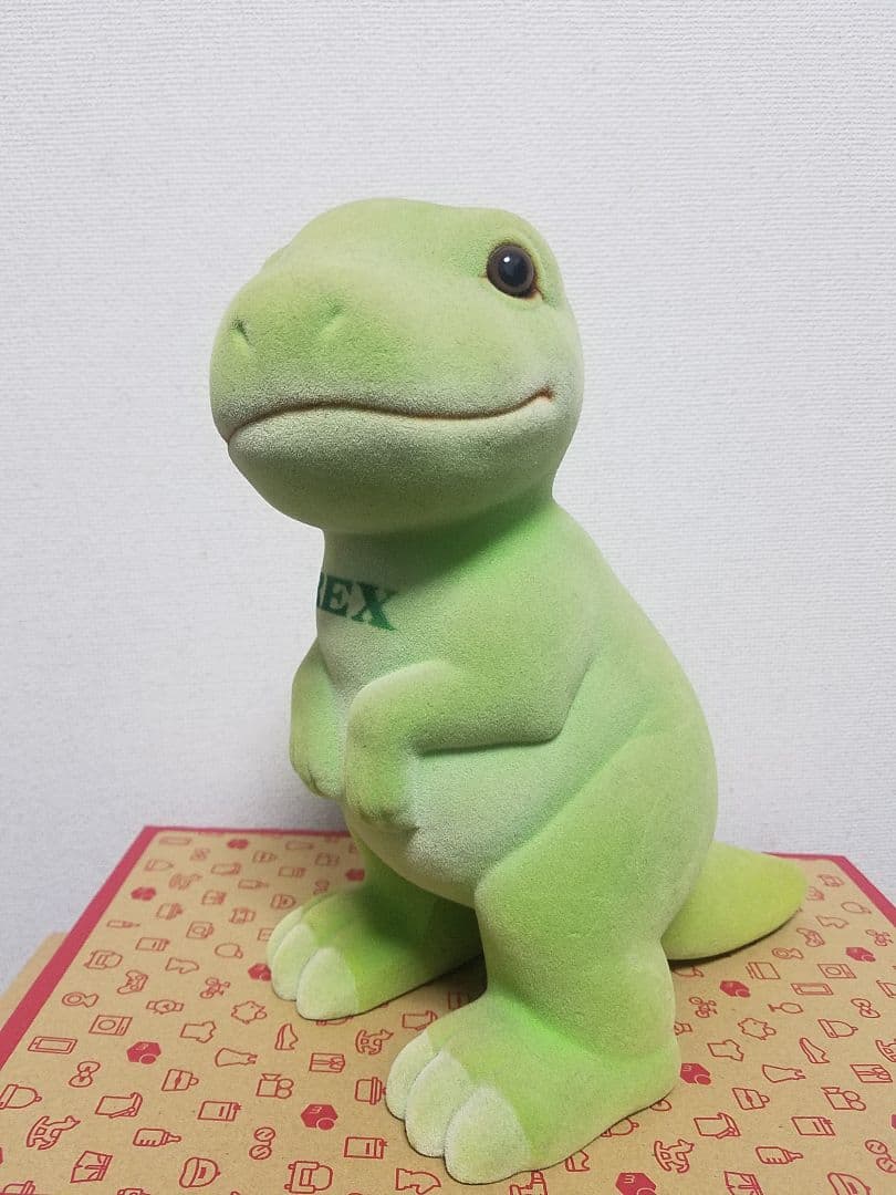 近日出品停止 REX恐竜物語 レックス 陶器製フロッキー人形 置物 REX 映画