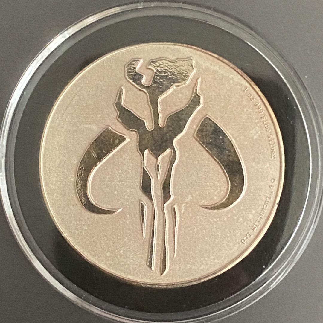 2020年 スターウォーズヴ マンダロリアン シルバー 銀貨 1オンス