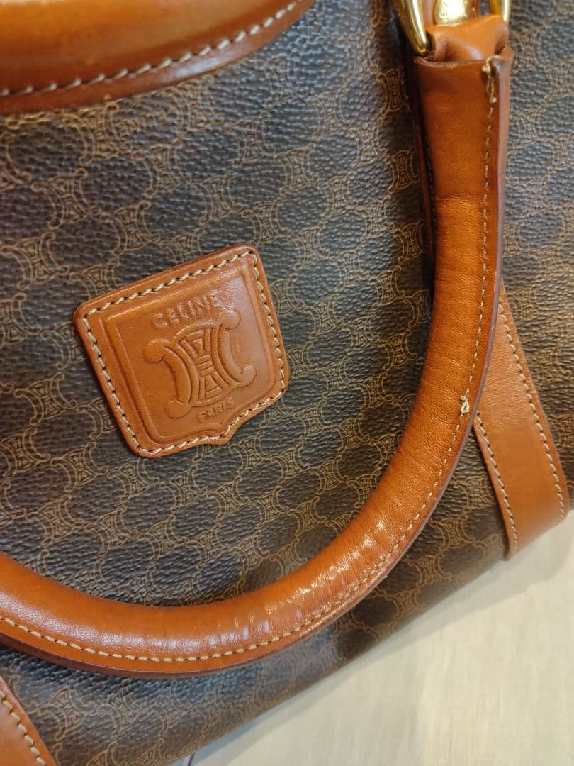CELINE ボストンバッグ マカダム