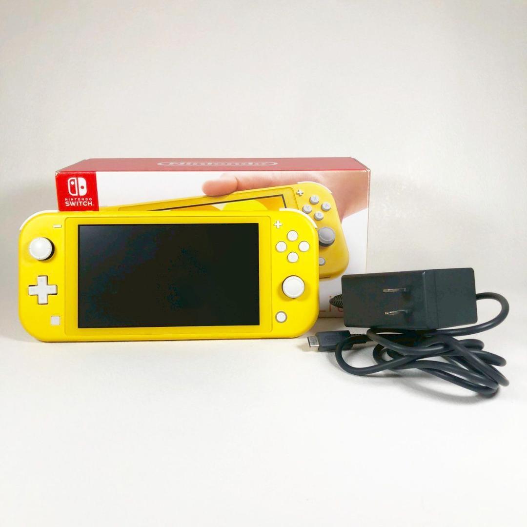 美品 Nintendo Switch Lite イエロー ACアダプタ 本体