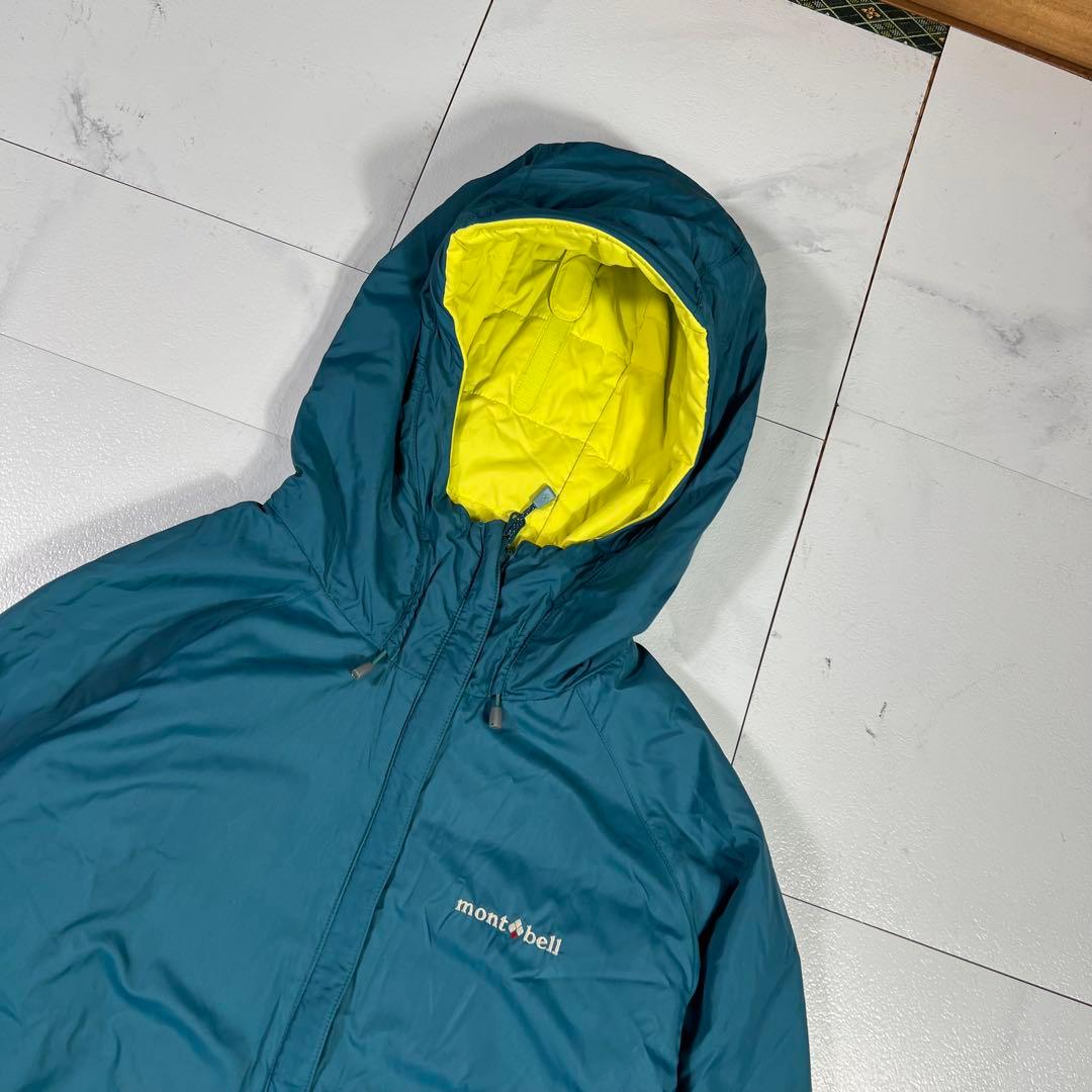 mont-bell モンベル サーマランド パーカ リバーシブル 黄青 L