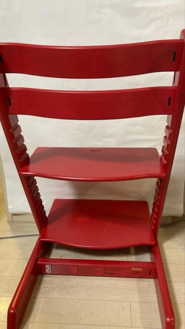 【最短発送可】STOKKE Tripp Trapp ストッケ 赤 レッド