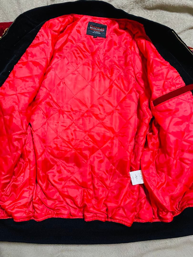 Greeman 美品別珍 日本限定龍 スカジャン unisex vintage