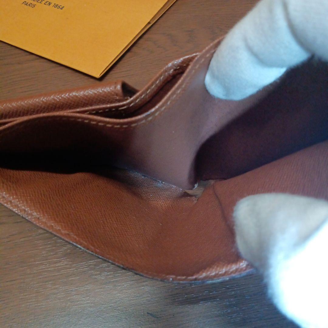 ルイ・ヴィトン。訳あり良品、モノグラム、ポルト、フォイユ、マルコ折り財布