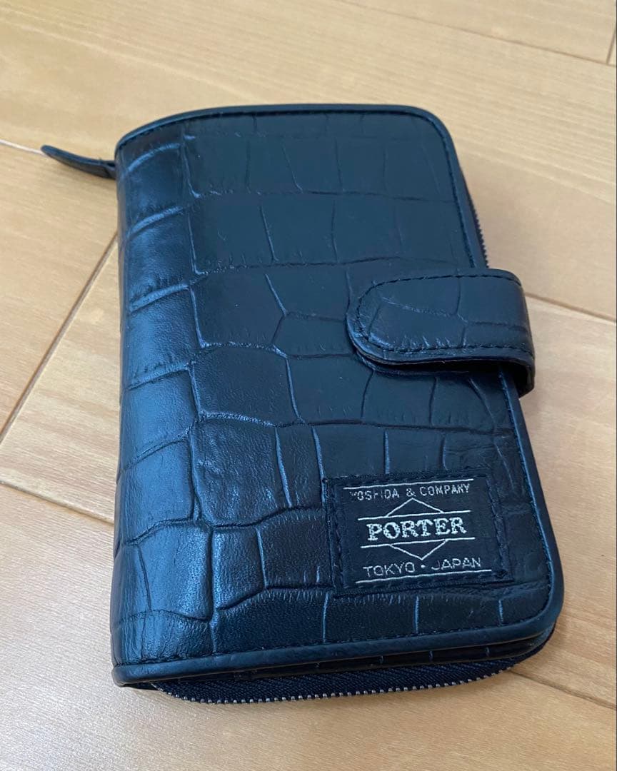 HEAD PORTER 財布 ヘッドポーター　クロコ型押し 藤原ヒロシ