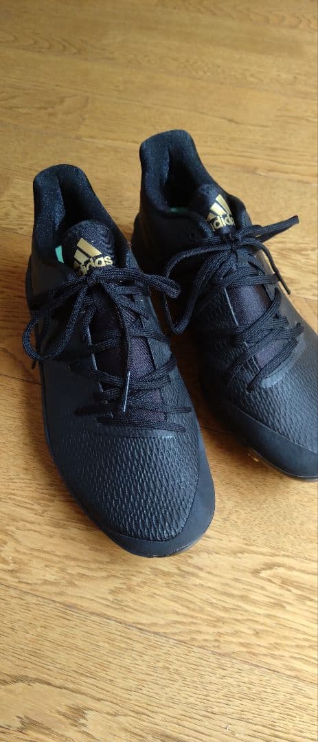 アディダス adidas スパイク　金具 26.5ｃｍ　黒　野球
