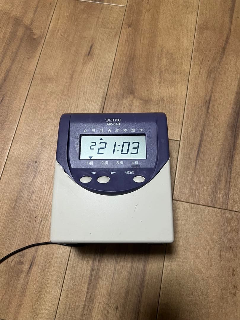 SEIKO　タイムレコーダー　QR-340
