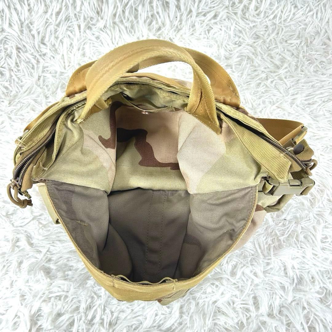 別注✨ブリーフィング×アローズ 2way ヘルメットバッグ デザートカモ USA