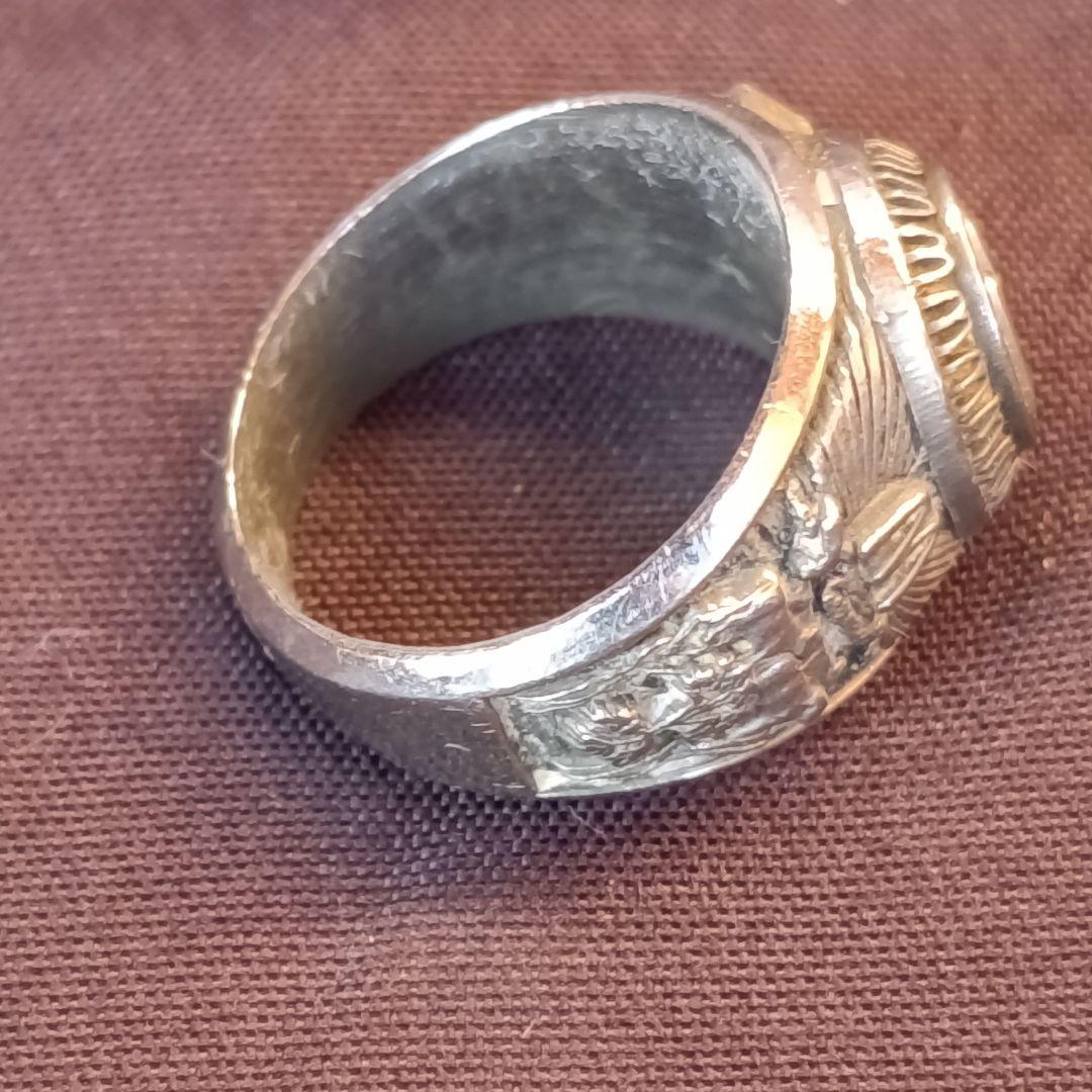 12号　マクドナルド　指輪　リング　従業員限定　シルバー色　ビンテージ