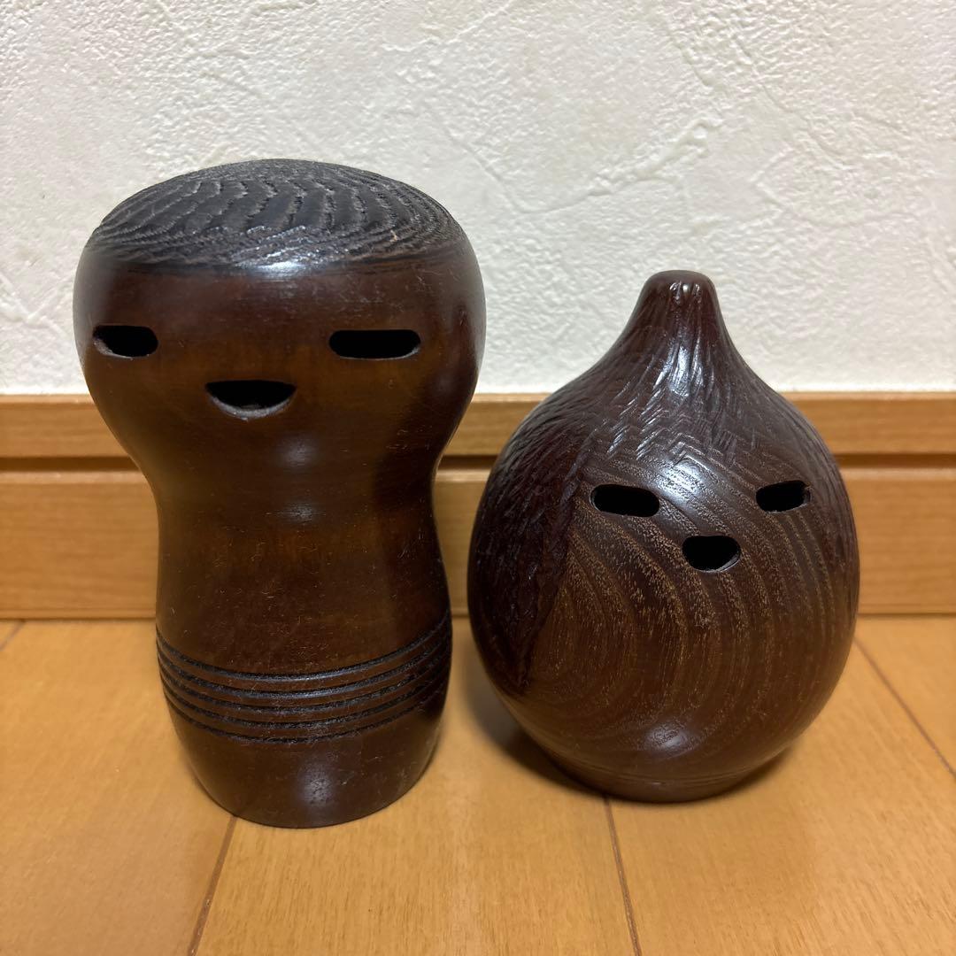 創作こけし　辻田亮三作品　2体セット　KokeshiDoll
